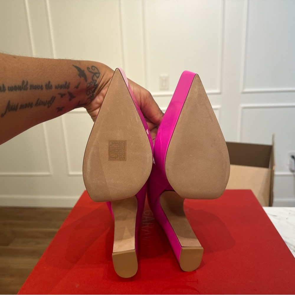 Pink Platform Heels - Picture 4 of 11